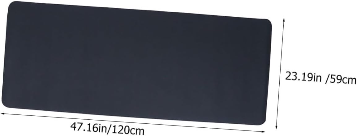 Toyvian 2pcs Thick Rubber Exercise Mat for Treadmill Vibration Reduction and Antislip Workout Equipment Pad Durable Flooring Protection for Home Gym and Fitness Activities