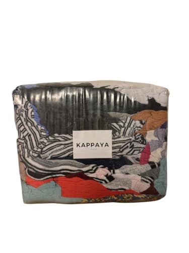 KAPPAYA Mixed Cotton Cleaning Rags 1kg Bag Ultra Absorbent Industrial Wiping Rags Workshop & Automotive Use Mechanic Cleaning Rags Multi-Purpose Cloths Dummy & Punch Bag Filler