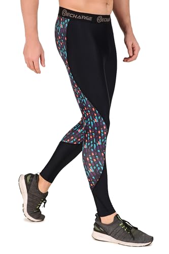Image of ReDesign Apparels Recharge Men Polyester Sports Compression Pant /Legging /Full Tights