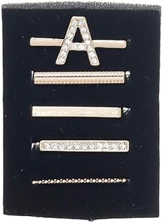 حلقات معدنية مزخرفة لسوار الساعه 5 قطع , ذهبي EG-GO-791