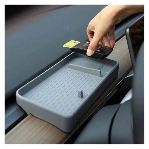 Boîte de rangement magnétique Tesla Model 3 Y plateau silicone