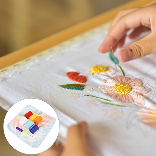 Kit para hacer alfombras DIY de tela que evita roturas al tejer 6