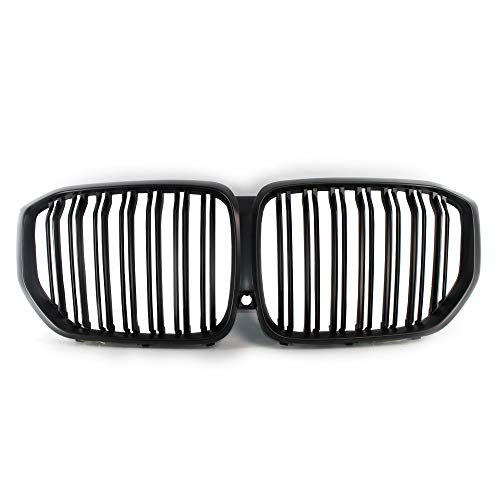 Grille double ligne racing finition noir mat pour pare-chocs X5 G05