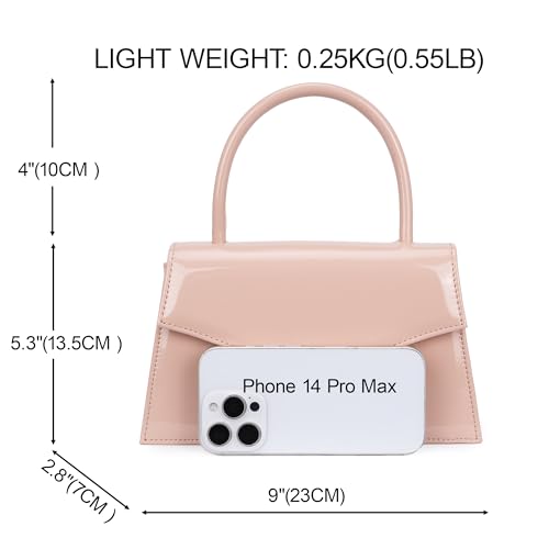 Image of Women's Evening Bag Bridal Party Clutch Purses Cocktail Prom Handbags with Patent Leather