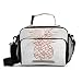 Boîte à lunch en marbre Golden Golden Gilding School Sac à lunch pour femme Snacks Snacks Isolated Refroidisseur Emballage de glace Glace congélable, Corps de bento, support de bouteille externe ZlZYB