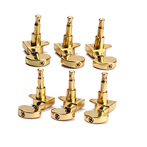 Abaodam Clavijas De Afinación Para Guitarra Eléctrica 6 Arandelas y 6 Tornillos Estilo Grover