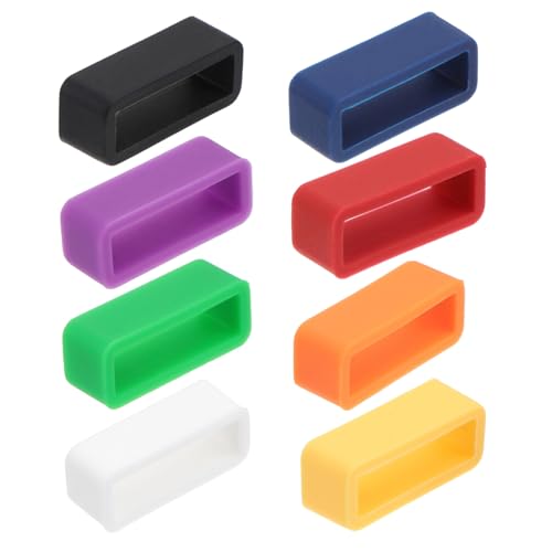 Healvian Trabillas Para Correas De Reloj De Silicona Suave 16 Mm Multicolor, Accesorios Duraderos Para Correas Ajuste Seguro, Ideales Para Uso Diario y Reemplazo Fácil