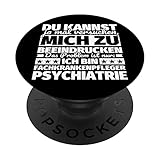 Fachkrankenpfleger Psychiatrie lustig PopSockets mit austauschbarem PopGrip