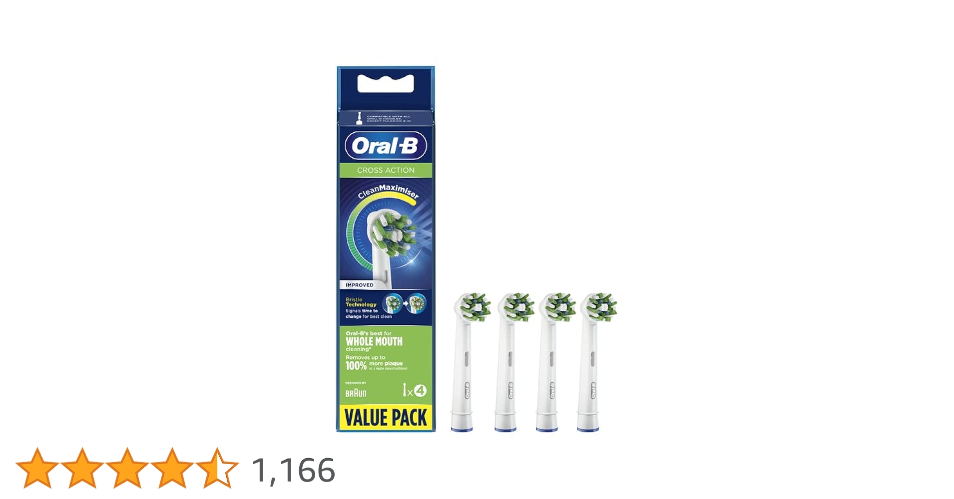 BRAUN Oral-B マルチアクションブラシ4×8 正規品新品未使用 32本