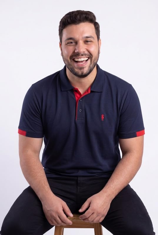 Image of EPPE Men's Plus Size Polo T-Shirt |Regular Fit, Stretchable Micropolyester Half Sleeve T-Shirt for Men|Casual & Sports Wear