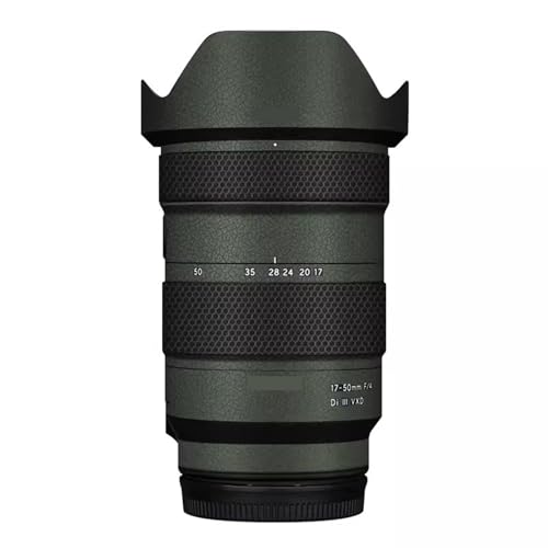 Film protection Tamron 17-50 mm F4 A068 en cuir vert pour objectif Sony