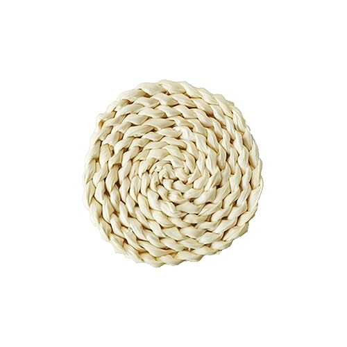 GZSLKSCD Manteles individuales de estilo rústico con diseño de cáscara de maíz natural, para decoración de mesa, manteles individuales redondos (6 unidades de 30 x 45 cm) (6 unidades de 11.8 x 17.7