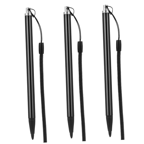 PartyKindom 3 Piezas Lápices Stylus Resistivos para Pantalla Táctil Cuerda Bolígrafo para Tablet con Control y Compatible con Navegadores