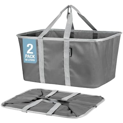 CleverMade Collapsible Laundry Baskets Cover