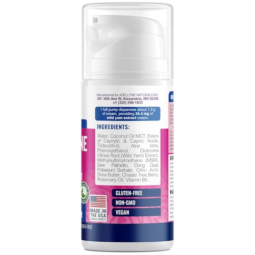 Image of Joellyne Naturals Wild Yam & Dong Quai Cream 3000 mg, 3.4 oz