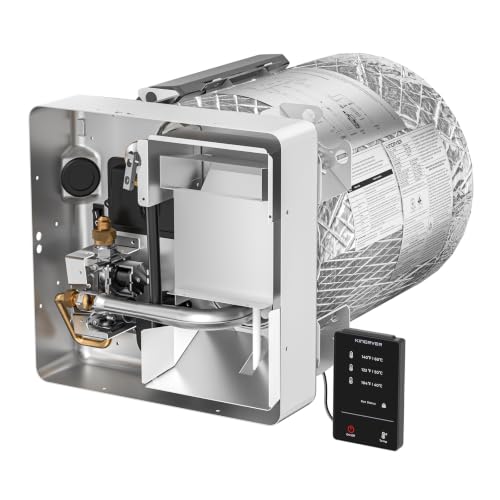 KINGRVER 6 Gallonen RV Tank Warmwasserbereiter, Propan & Electric Hybrid