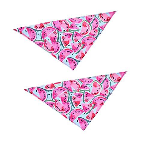Mipcase 2 Peças Babador De Estimação Coleira De Cachorrinho Babadores De Cachorro Cachecol Triângulo