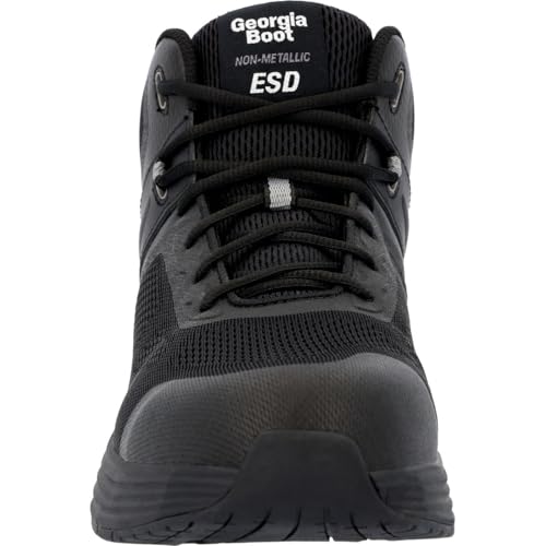 Image of Georgia Boot DuraBlend Sport Composite Toe Athletic Hi-Top, Black, Size 9.5(W)
