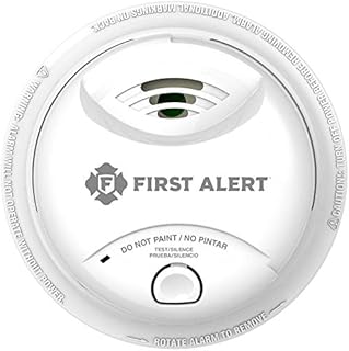 First Alert 0827B Ionization Smoke Alarm with 10-Year Sealed Tamper-Proof Battery , White