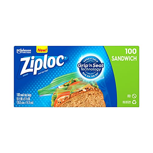 Ziploc Sandwich Bag Value Pack 100ct