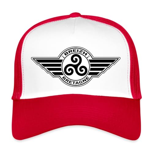 Casquette Trucker Bretagne Breizh avec drapeau breton et triskel pour fier style régional