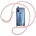 Produktbild mtb more energy® Handykette kompatibel mit Motorola One Hyper (6.5'') - rosa - Smartphone Hülle zum Umhängen - Anti Shock Full TPU Case