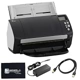 Fi-7160 Fujitsu Scanners for Computers - 60 PPM (Mono/Color),600 DPI Document Scanner, with 24V Power Cable & USB 3.0 Cable & Microfiber Cleaning Cloth (Renewed)