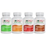 Hormex Rooting Powder Combo #1, 3, 8, 16 (0.10-1.6 IBA) for Delicate & Common Houseplants to Hardwood - Root Powder, Root Stimulator for Plants, Rooting Hormone for Cuttings, Cloning, & Propagation