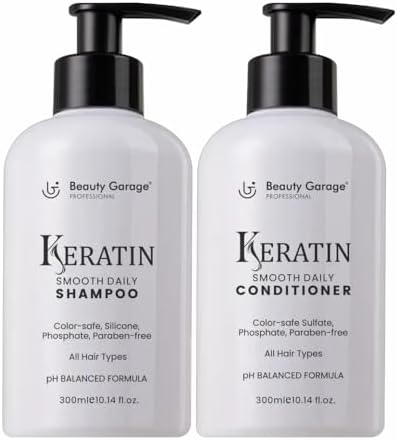 Beauty Garage Keratin Shampoo and Conditioner Combo