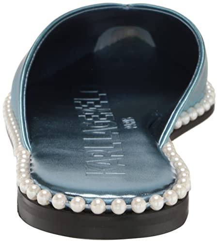 Image of Karl Lagerfeld Women's Vyra Studded Slip on Loafer Mule with Pointed Toe