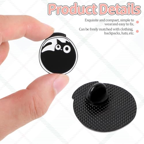 7 Pcs Enamel Pin Funny Reading Animal Brooch Alloy Cute Cartoon Lapel Pins Cat Clip Decoration Badges for Backpacks Clothes Jackets Bags Hat3