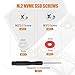 mankk M.2 SSD Screw Kit NVMe Screw M.2 Screw SSD Mounting Screws with Magnetic Screwdrivers for Laptop PC Repair & DIY