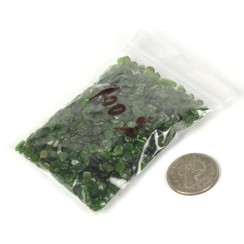 Image of 100 grams Small Tumbled Chips Polished Crushed Stone Crystal Healing Embellishments