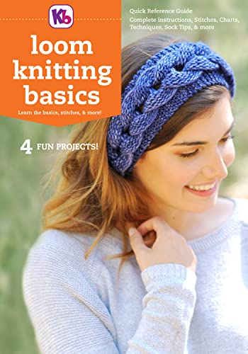 Authentic Knitting Board Knitting Reference Guide/Tool Kit, With 32 Peg Wood Loom #TOP1