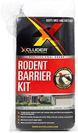 Xcluder Rodent Control Fill Fabric, Large DIY Kit, Stainless Steel Wool, Stops Rats and Mice