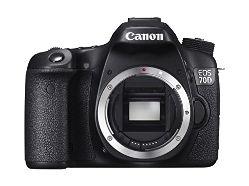 Canon EOS 70D Body Only Camera (20.2 MP, 3.0 inch LCD) - Black (Renewed)