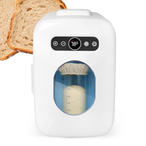 Image of Sourdough Home with Window, Sourdough Starter Home with 41-122F Accurate Temperature Control, Enhanced Capacity, Energy-Saving & Quiet Operation, Great for Making & Storing Sourdough Starter
