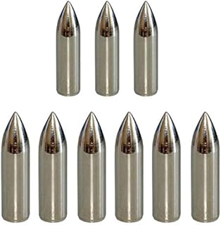 12pcs Archery Arrow Tips 75/100/125/150 Grain Field Points 5/16 inch Screw in Bullet Points Arrowheads Broadheads for Crossbow Recurve Bow Compound Bow Hunting Bow and Arrow Target Shooting Practice