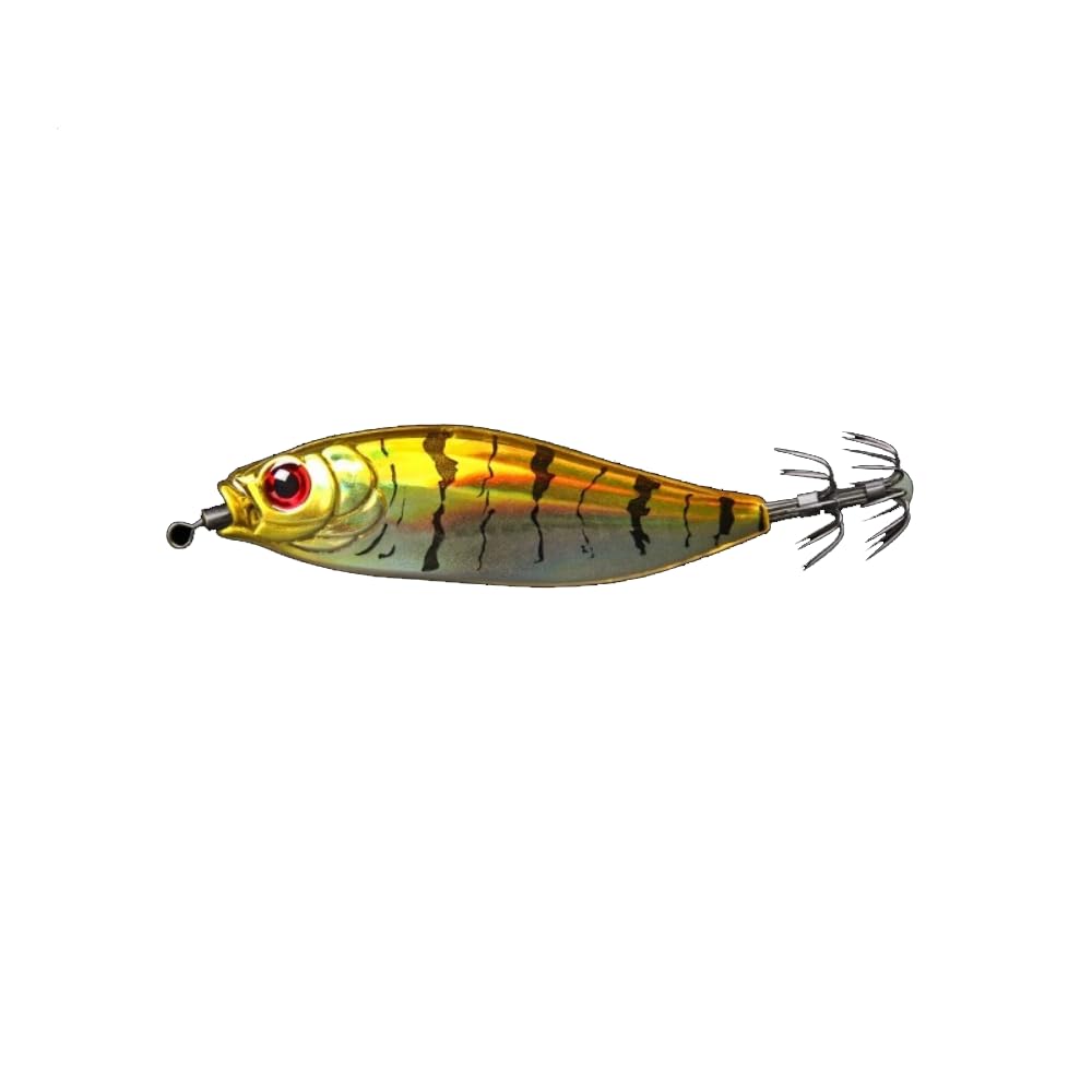 Squid Jig Hook 50mm 4.0g - Wooden Shrimp Lure with Lifelike Bait Design​