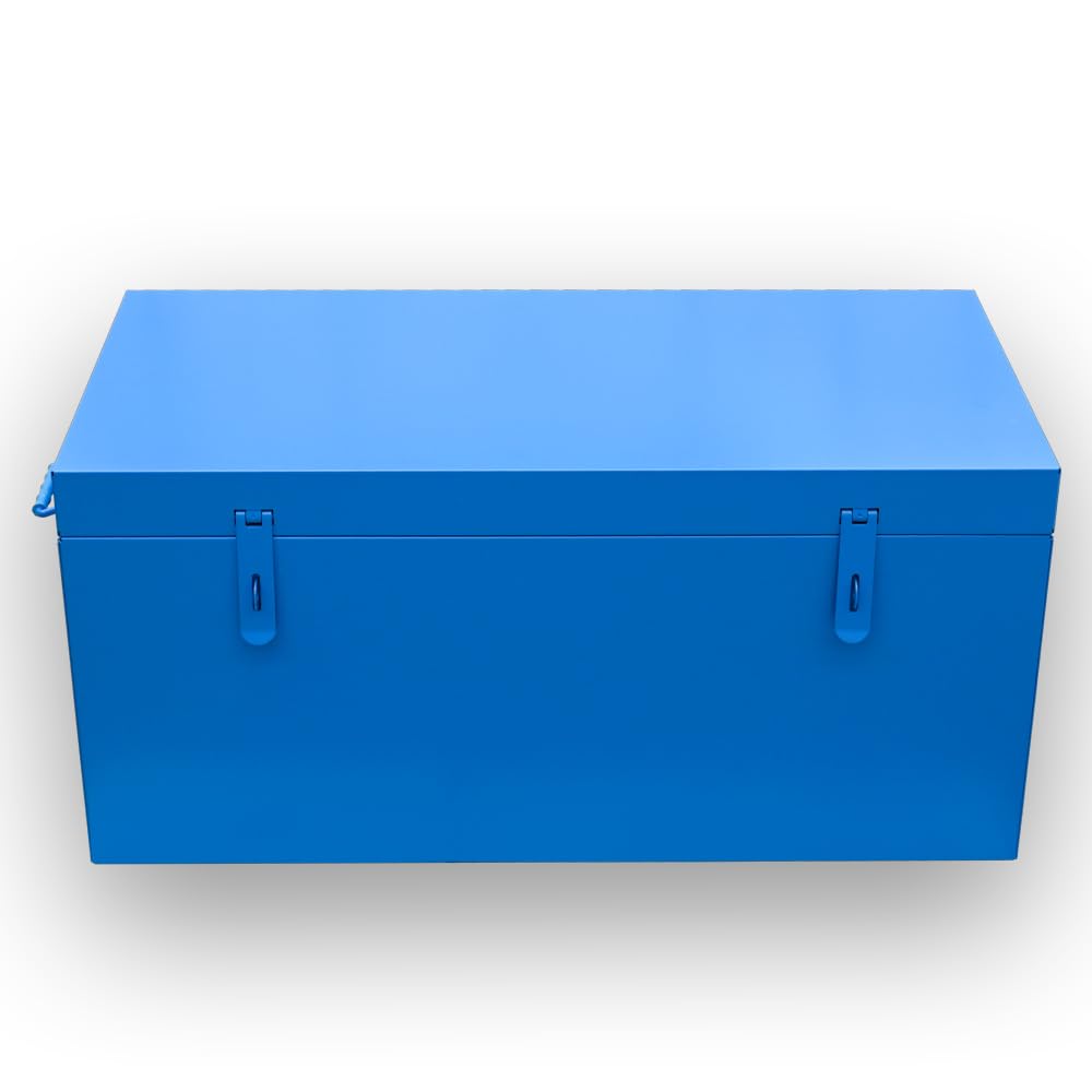 Baule porta attrezzi in acciaio zincato 950x450x450 mm con maniglie laterali e chiusura rinforzata per Ducato/Boxer/Jumper 2006+ L1 L2 L3
