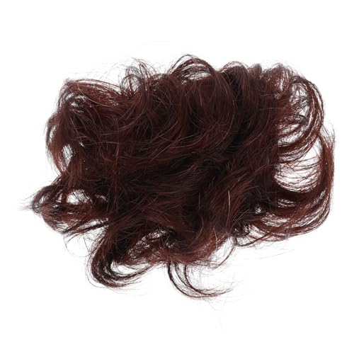 VICASKY Piece Fluffy Human Hair Bun Extension for Women Messy Hairpiece with Natural Appearance Easy to Use Fake Bun Accessory for Quick Styling and Seamless Blending Deep