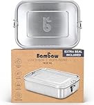 Bambaw Stainless Steel Lunch Box 1400 ml, Adaptable Divider, Eco Friendly Lunch Boxes for Adults, Leakproof Sandwich Boxes for Adults