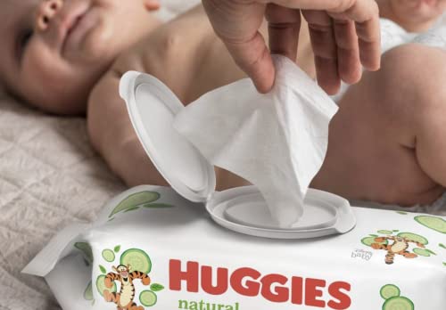 Image of HUGGIES Refreshing Clean Baby Wipes, Disposable Soft Pack (8-Pack, 448 Sheets Total), Scented, Alcohol-Free, Hypoallergenic, Size 1