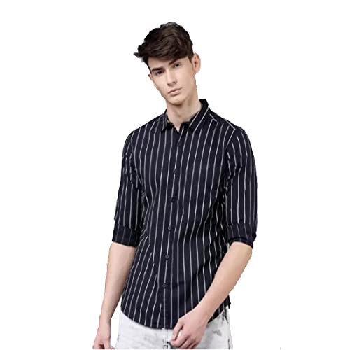 Image of Man Slim Fit Cotton Casual Shirt