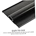 ETHZZLE 2m Garage Door Weather Stripping Rubber Seal Strip for Doors and Windows Soundproofing No Tools Required