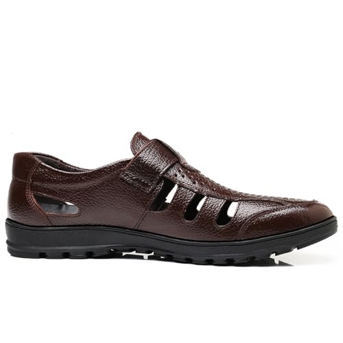 Men's Leather Non-Slip Dress Business Oxfords Shoes Lace-Ups Shoes for Men Comfortable Non-Slip Dress Sneakers2