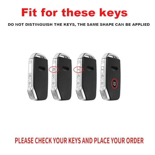 Coque de clé Kia motif carbone rouge élégant pour Sorento Niro Ceed - 2