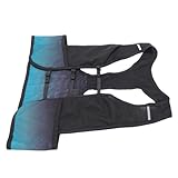 CHICIRIS Laufweste, Trink-Laufweste mit Wasserflaschentaschen Vorne und Großem Stauraum Hinten, Reflektierenden Streifen, Verstellbarer Schnappschnalle