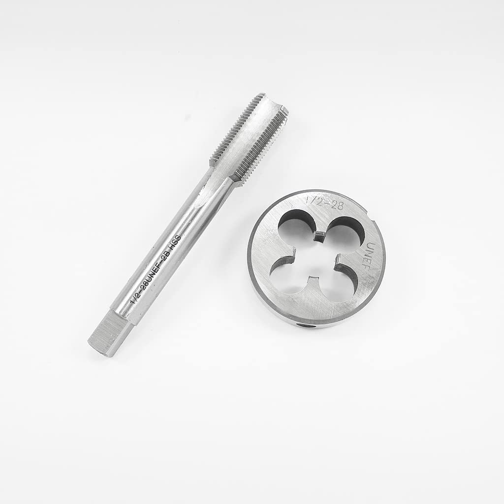 KLOT 1/2-28 UNEF Set of Tap+Die Right Hand Threading HSS&Carbon Steel