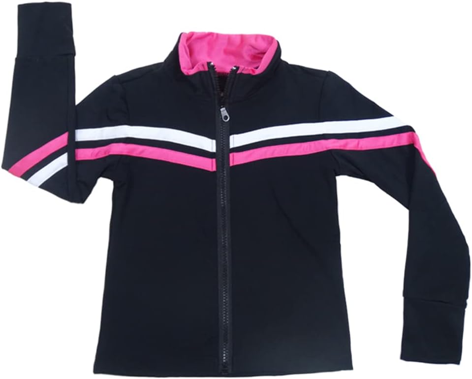 Ladies Skating Jacket Pants Suit Girls Rainbow Training Suit Skating Top Leggings